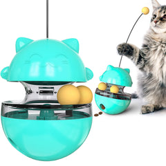 Interactive Cat IQ Treat Ball, engaging puzzle toy for mental stimulation and treat rewards