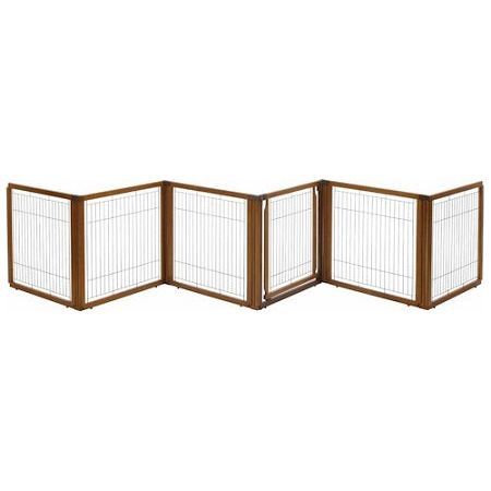 Richell 6 Panel Convertible Elite Pet Gate - Autumn Matte