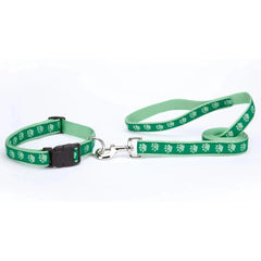 Two-Tone Paw Print Collar For Small Dogs