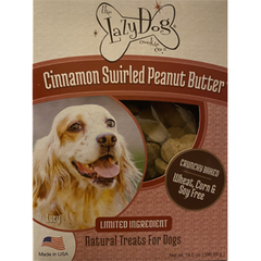 Lazy Dog Cookie Treat- Cinnamon Swirled Peanut Butter