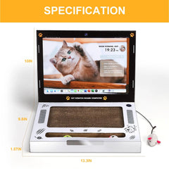 Cat Scratching Board Laptop